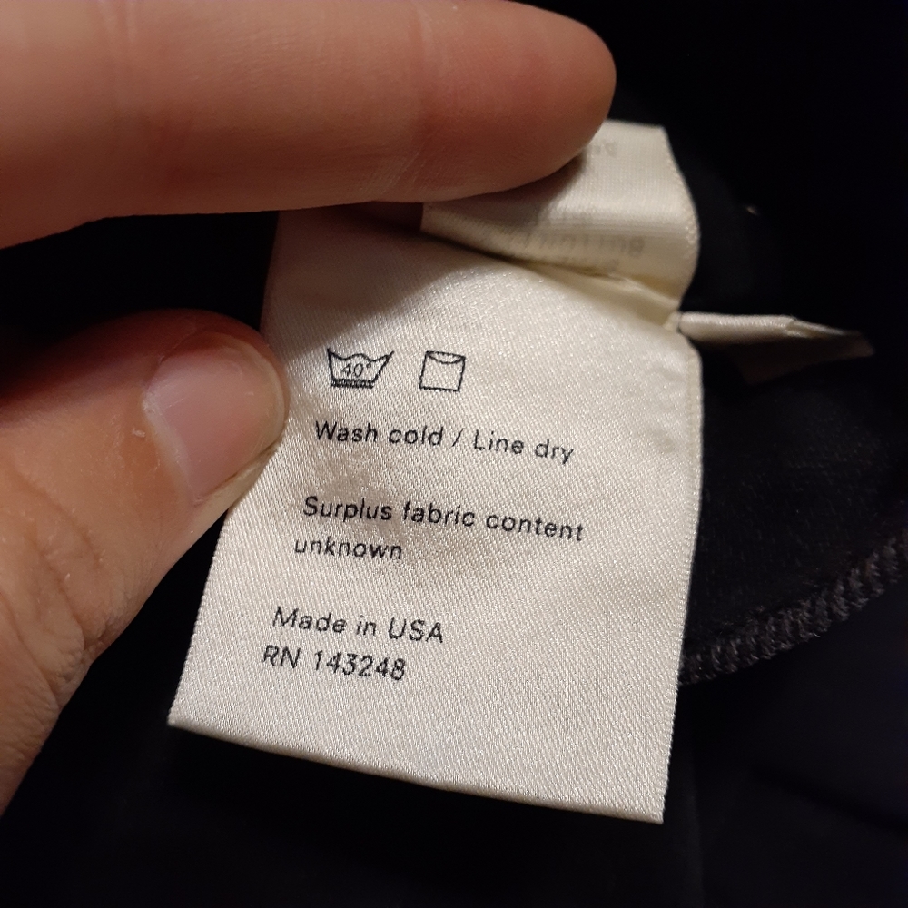 Reformation Gainsbourg Black Button Fly Raw Hem High Rise Skinny Jeans SZ 23 - Picture 7 of 8
